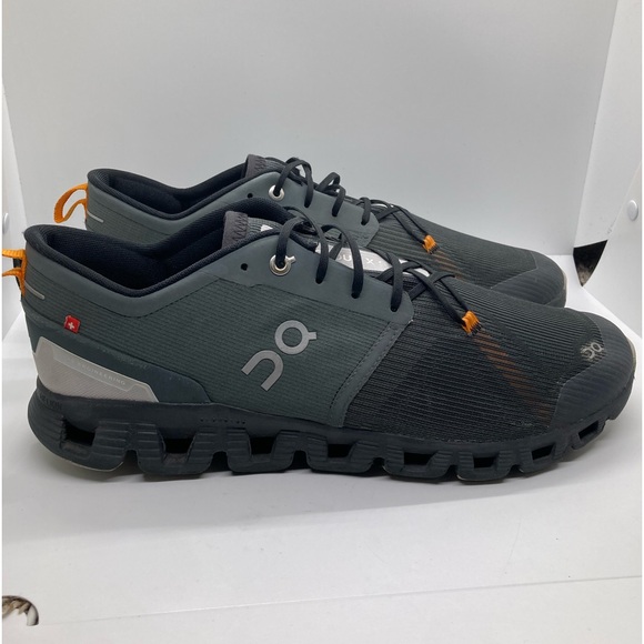 On Cloud X 3 Shift Mens Size US 10 lead Turmeric Athletic Running Sneakers Shoes - Picture 4 of 12